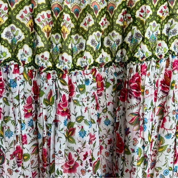 Anthropologie Tanvi Kedia Ananya Tunic Floral Mini Dress - Picture 7 of 10